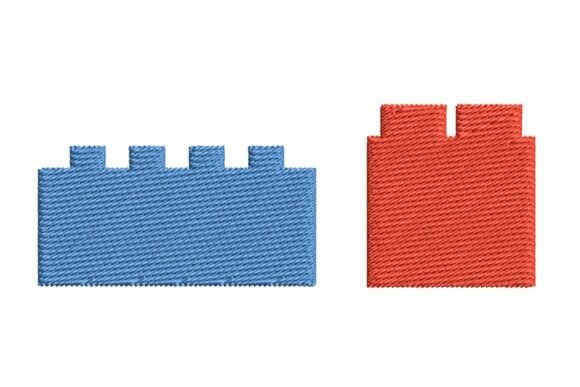 Building Blocks Embroidery Design
