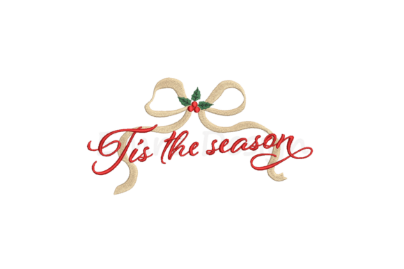 Coquette Christmas Embroidery Design