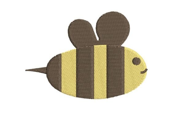 Cute Bumblebee Embroidery Design