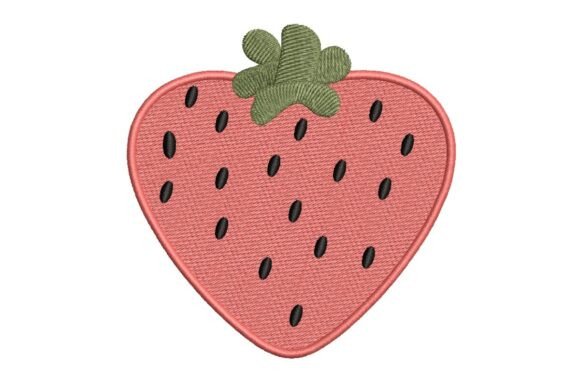 Strawberry Embroidery