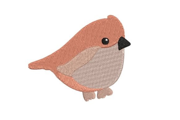 Sweet Bird Embroidery: A Minimalist Charm for Boutique Apparel
